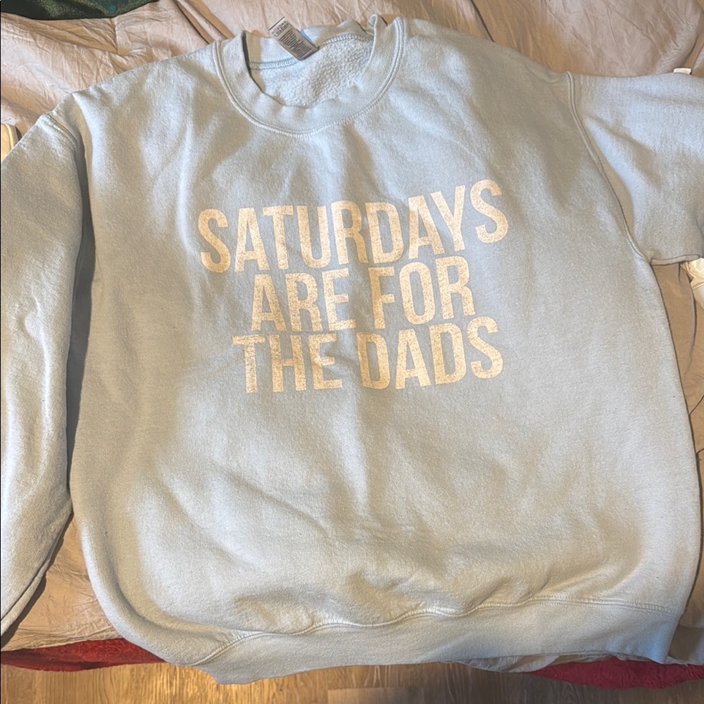 Light Blue Graphic Sweatshirt